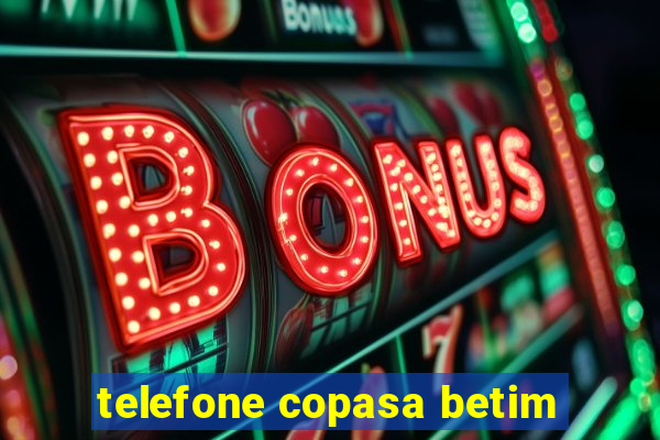 telefone copasa betim